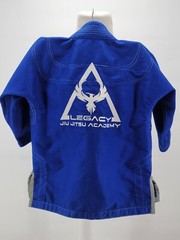 Legacy Jiu Jitsu Blue Child Youth Gi Jacket Top Size C0