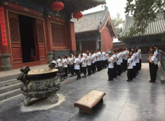Summer cotton Shaolin Kung Fu Tai Chi Wing Chun martial arts training T-shirt