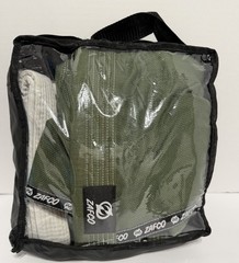 Zafco Green Jiu Jitsu BJJ Gi Size K-0 Boys Girls White Belt New In Bag