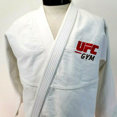 UFC Gym Brazilian Jiu Jitsu White Martial Art MMA Karate GI Unisex Adult M EUC *