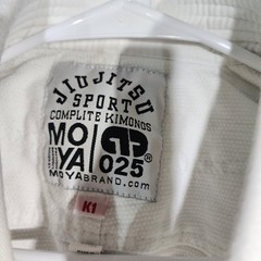 Moya Brand 025 Sanabul K1 Kids BJJ Gi White 100% Cotton Jiu Jitsu Uniform
