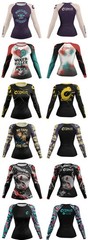 Womens Rashguard For BJJ MMA Jiu Jitsu No Gi Brazilian Jiu Jitsu Compression