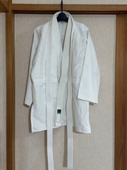 Excellent White Judo Gi Top And Bottom Set Kusakura Judo Gi For School Regular