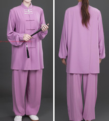 Unisex Cotton blend Kung Fu Tai Chi Uniform Martial Arts Clothes Traditional Set