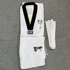 Martial Arts Taekwondo Karate Uniform Adult Size 3 White Chen Huu Academy New