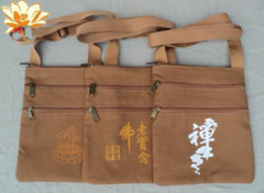 High Quality Canvas Buddhism Sachets Buddha Blessing Bag Shaolin Monk