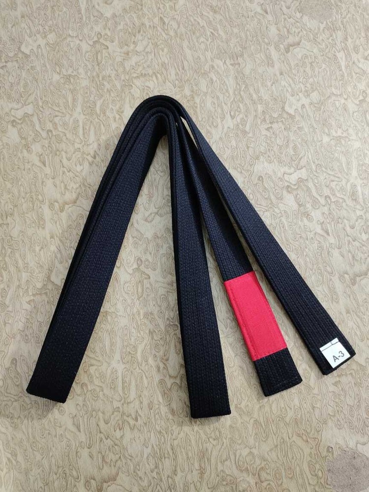 BJJ suit belts Black pearl weave bjj belts set of 3 belts A1, A2, A3.
