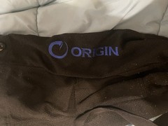 Origin Jiu-Jitsu Gi set A1/S black jacket medium pants with raptor bag (blue)