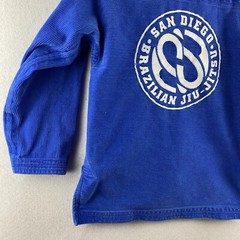 Kids BJJ Gi Size Y1 Kosen Blue Youth Jacket San Diego Jiu-Jitsu Performance Wear