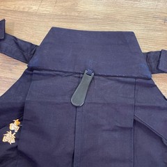 Japanese Kendo Hakama Pants Kimono Navy Blue Embroidered Size 2.3 Kids