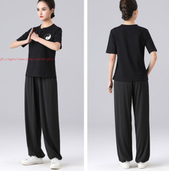 Men Women Chinese Tai Chi Uniforms Kung Fu Wushu Martial Arts Exercise Clothing