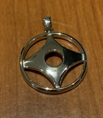 Kyokushin Kanku Sterling Silver Pendant