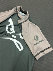BAD BOY Ranked RASHGUARD GREY GI Jiu Jitsu BJJ MMA Kids Youth Teen Brazil READ