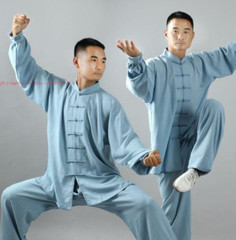 Cotton linen Unisex Tai Chi Suit Morning Exercise Uniform Kung Fu Clothing Suit
