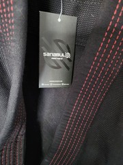 Sanabul Jacket Adult A1 Black/Red Brazilian Jiu Jitzu Gi Kimono Combat BJJ TOP