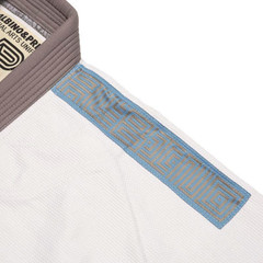 Albino and Preto Batch #7 Grey Skies White JIU JITSU GI PREMIUM Quality