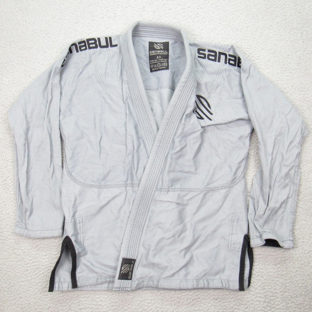 Sanabul BJJ Gi Top A3 Gray Brazilian Jiu Jitsu Jacket Top