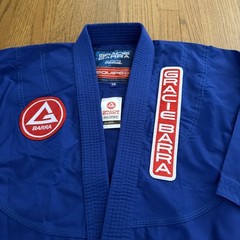Gracie Barra Kimono Gi Jacket Blue BJJ Jiu Jitsu Uniform TOP ONLY Youth Y4