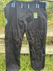 Gold BJJ Aeroweave Ultralight Gi A2 Black w/ Blue Stitching Complete BJJ Suit