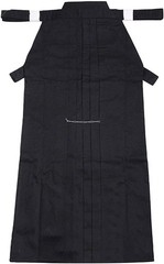 Mens Black Cotton Hakama Martial Arts Kendo Aikido Lightweight
