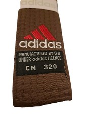 Adidas Marcial Arts Belt Size 6(320)cm Color Brown Belt Brand New