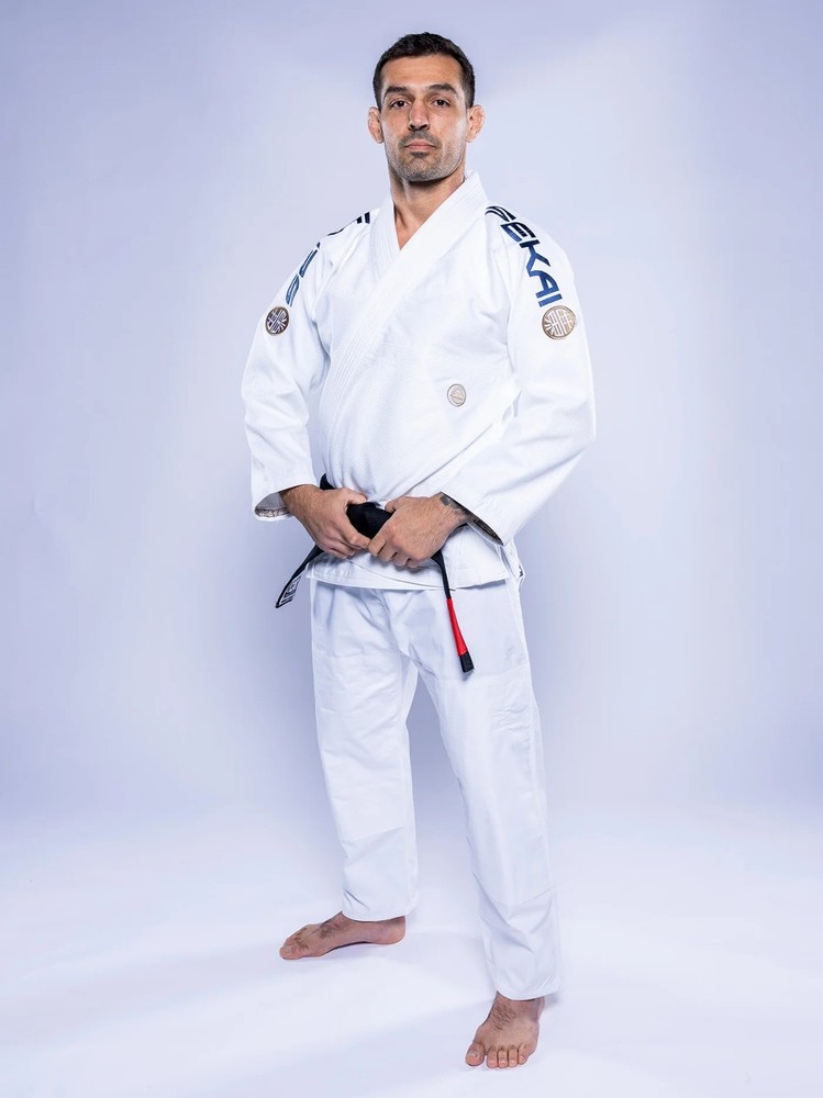 New Fuji Sports Sekai 3.0 „World” Mens Brazilian Jiu-Jitsu BJJ Gi – White/Navy B