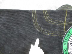 Break Point Deluxe Jiu-Jitsu Gi Set Boys Black Yellow Stitch Made In Pakistan