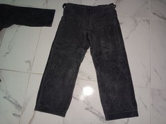 Shureido Karate Uniform size 3.5 Black Made In Japan Jacket Pants Set