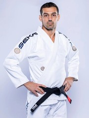 New Fuji Sports Sekai 3.0 „World” Mens Brazilian Jiu-Jitsu BJJ Gi – White/Navy B