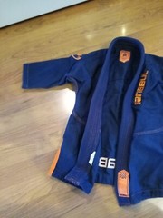 Sanabul jiu jitsu gi Youth Size KO blue & Orange New top only