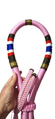 Mongkol MMA Boxing Headband Color Pink Set Prajiat Premium Muay Thai Armbands Tr