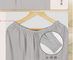 Summer Cotton Meditation Buddhist Underwear Monk Sleepwear Shaolin pajamas Sets