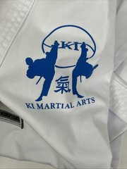 Dynamics Taekwondo Martial Arts Size 2/160 Uniform White Pants Top Belt