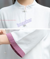 Spring Summer Women Cotton Tai chi Uniforms Kung fu Martial arts Wing Chun Suit
