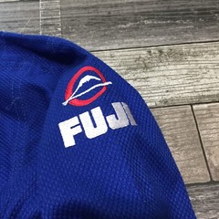 Fuji Jiu Jitsu Gi Kids Size 0 Blue MMA Heavyweight Cotton Blend (Top Only) F9