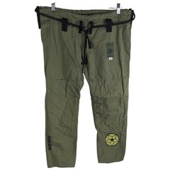 Jiu Jitsu Gi Pants Green Knoxx Gear Mens A1 40 Waist Ripstop Premium Uniform