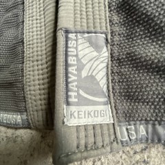 Hayabusa Keikogi Jiu Jitsu Gi Top Pearl Weave Size A1 Gray Charcoal 100% Cotton