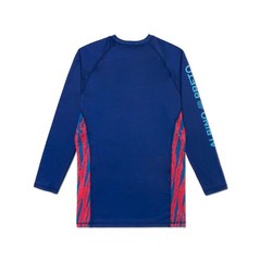 A&P WRASSE LS RASHGUARD & TRINING FITTED SHORTS JIU JITSU NAVY – ALBINO & PRETO