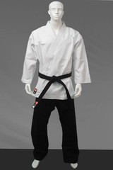 KANKU New Karate Pants 12oz Heavy Weight Black & White Martial ARTS 100% cotton