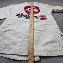 Gracie Barra Jiu Jitsu Kimono Set White Top Pants Equipe GB 5/180 Uniform Logo