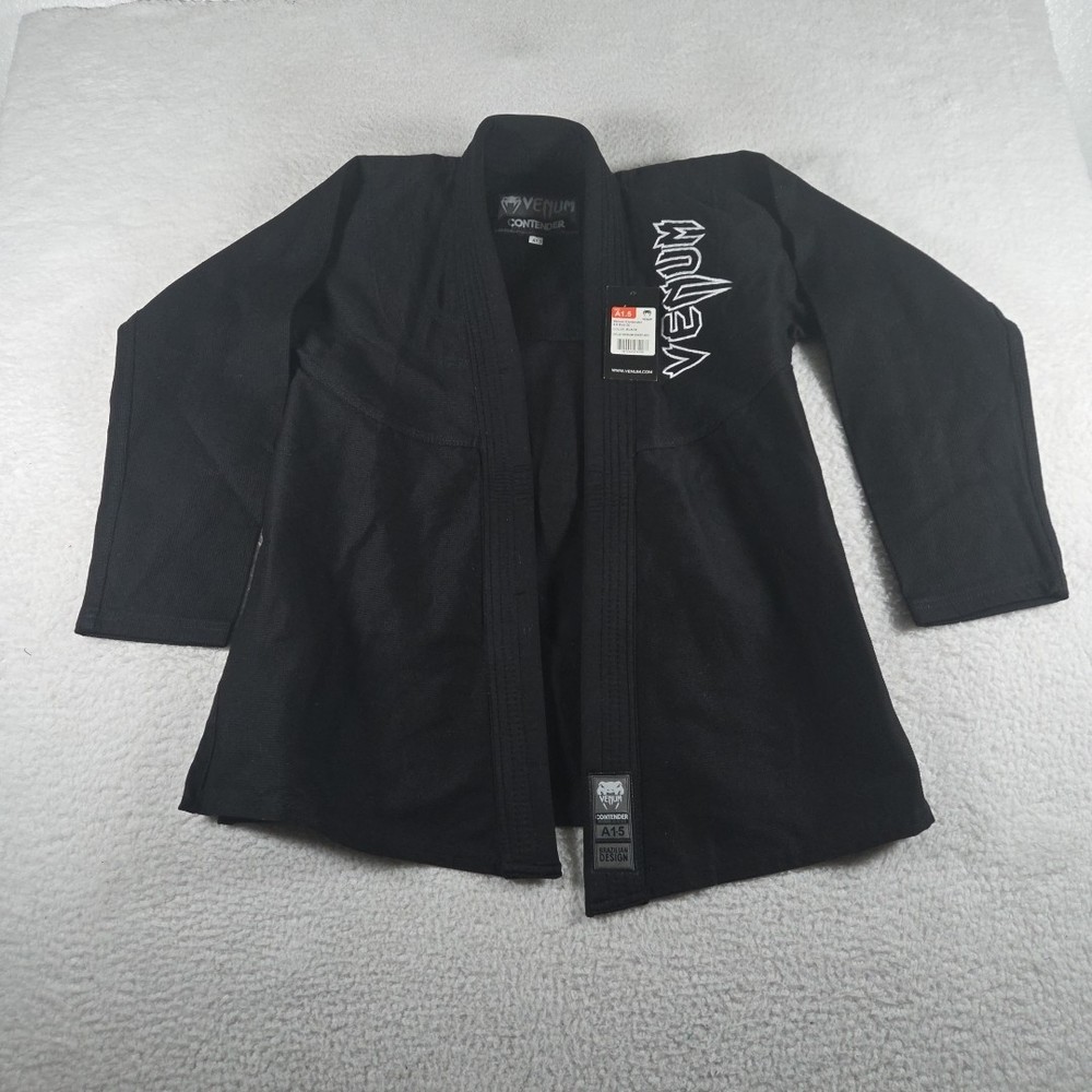 Venum Contender 2.0 Brazilian Jiu-Jitsu Gi – Black Size A1.5