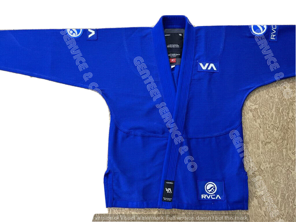 Top Quality Kimono BJJ VA ShoyorollRVCA Batch 60 Brazilian Jiu-Jitsu Blue A2L