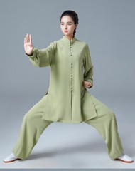 Summer Tai Chi Clothes Wrinkle Free Wushu Clothing Kung Fu Dress Martial Art