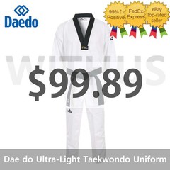 [CLEARANCE] Dae do Ultra-Light Taekwondo Uniform WTF Dobok – Size 4 / 170cm