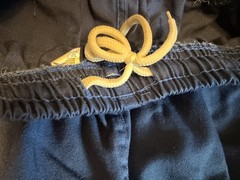 Lot 2 Martial Arts Karate Student Youth Pants Size 2 / 160 -White and Macho blue