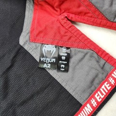 VENUM Elite Jiu-Jitsu Kimono Gi Uniform Set Black Red Size A2 w/ Bag EUC