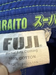 Fuji Suparaito BJJ Gi, a lightweight Brazilian Jiu-Jitsu Size: A3 kimono only