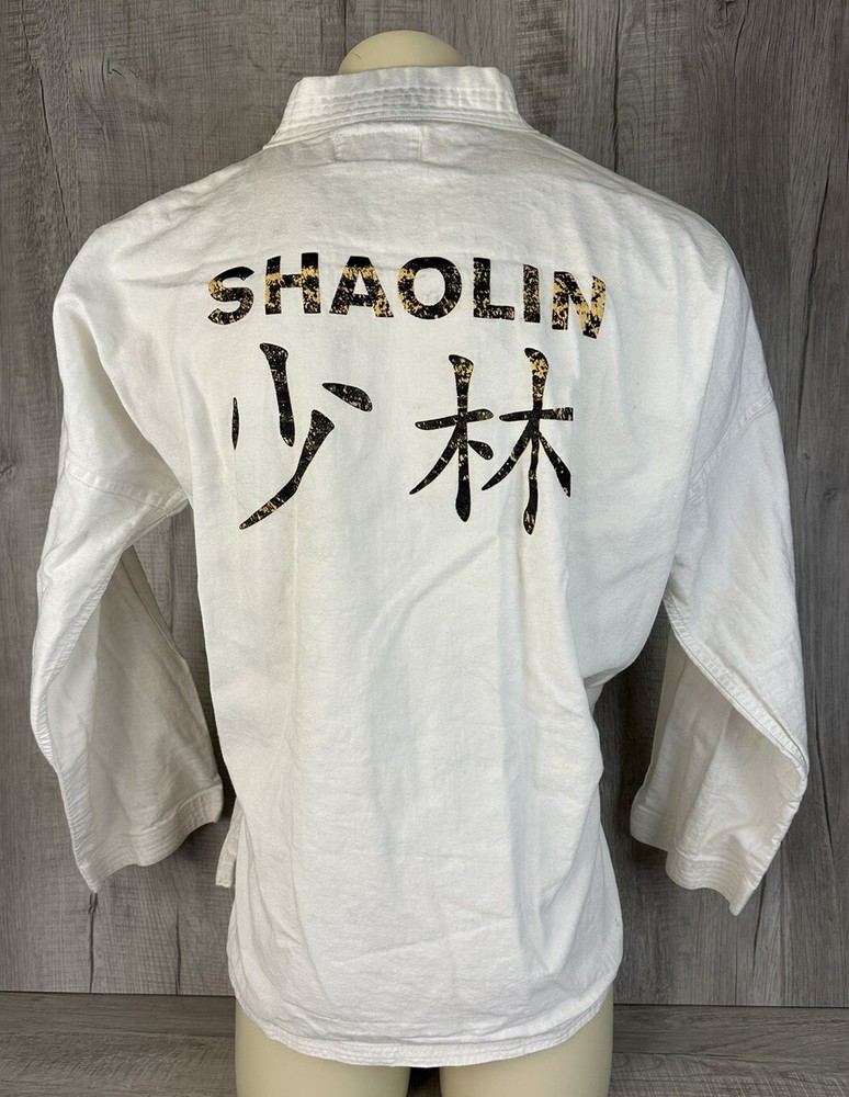 Vintage Shaolin Gi Tiger Claw Kung Fu Martial Arts Monk Wu Tang Mens L-XL Adjust