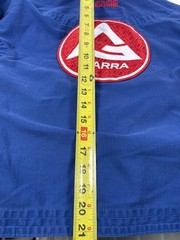 Gracie Barra Brazilian Youth SIZE Y3 Jiu Jitsu Storm Gi Top Only BLUE
