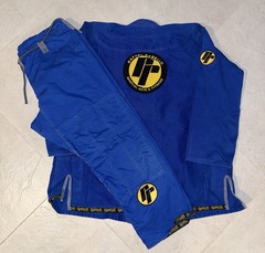 Rafael Rebello Blue Jiu-Jitsu Gi Uniform Set A4 Adult Unisex Jacket & Pants